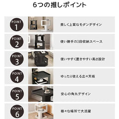 サイドテーブル おしゃれ ブラック ホワイト かわいい ローテーブル リビング ary-360