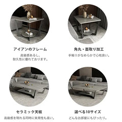 センターテーブル 高級感 セラミック モダン グレー 北欧 リビング ary-742