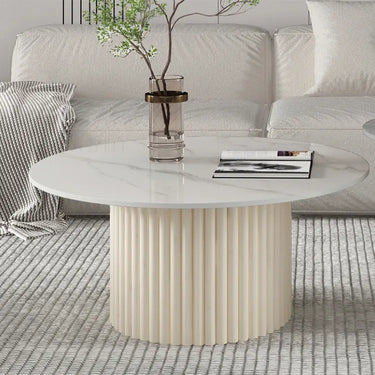 センターテーブル おしゃれ せット 白 黒 丸 サイドテーブル 大理石風 セラミック ary-763