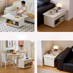 サイドテーブル 引き出し 伸縮 折りたたみ 収納 キャスター付き おしゃれ リビング dbsp-001