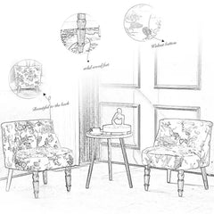 ソファ おしゃれ 1人掛け レトロ 北欧 dlo-008-sofa