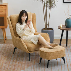 1人掛けソファ 布張り 高反発ウレタン 背もたれ 快適 おしゃれ リビング 北欧風 コンパクト dlo-014-sofa