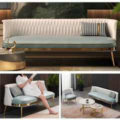 ソファ おしゃれ ソファー 二人掛けソファ 三人掛けソファ 可愛い 合皮 1人掛け スチール脚 北欧 dlo-034