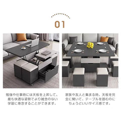 センターテーブル ローテーブル 昇降式 昇降式テーブル 幅100cm 幅120cm fajf-958