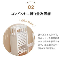 ダイニングチェア チェア 折り畳み 椅子 いす 幅43cm ホワイト ブラウン ナチュラル fajf-961