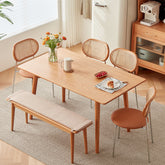 ダイニングテーブル チェリー材 無垢材 食卓 テーブル fcp-1296