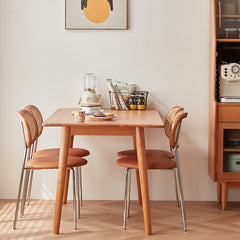 ダイニングテーブル チェリー材 無垢材 食卓 テーブル fcp-1296