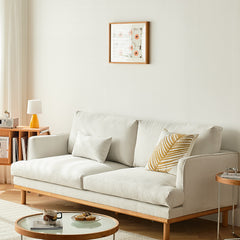 ソファー 合皮レザー 1人掛け 2人 3人 4人掛け オッドマン チェリー材 ホワイト ダウン fcp-1298