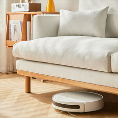 ソファー 合皮レザー 1人掛け 2人 3人 4人掛け オッドマン チェリー材 ホワイト ダウン fcp-1298