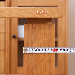 チェアー 椅子 いす イス チェリー材 無垢材 ナチュラル 1脚 2脚 fcp-1303