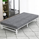 ベッド シングルベッド 折り畳みベッド クッション付き 軽量 奥行き60/70/80/90/100/110/120/150m 簡易ベッド fcsnm-903