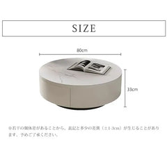 セラミック センターテーブル おしゃれ 丸 テーブル fel-1942