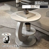 サイドテーブル ネストテーブル ナイトテーブル セラミック 丸 テーブル おしゃれ fel-1946