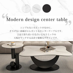 セラミック センターテーブル モダン ローテーブル おしゃれ fel-1955