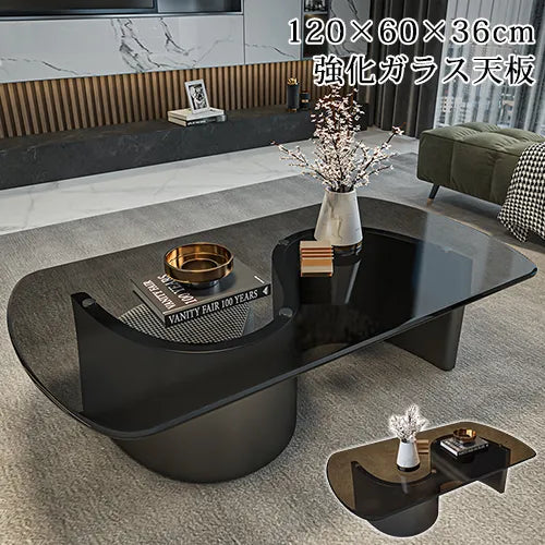 センターテーブル 幅120cm ガラス スツール ローテーブル おしゃれ fel-3062