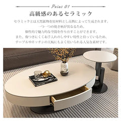 センターテーブル 北欧 幅100cm 120cm セラミック ローテーブル かわいい fel-3064