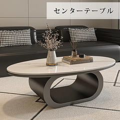 センターテーブル 楕円 高級感 かわいい ローテーブル おしゃれ fel-3065