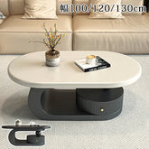 センターテーブル 引き出し 楕円形 北欧 ローテーブル おしゃれ fel-3425