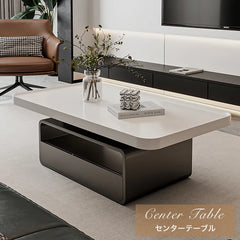 センターテーブル 引き出し収納付き ローテーブル かわいい 幅100 120 130cm コーヒーテーブル おしゃれ fel-3626