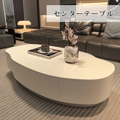 センターテーブル 白 北欧風 セラミック ローテーブル ブラック 黒 北欧 引き出し収納付き コーヒーテーブル かわいい fel-3632