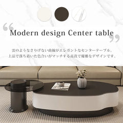 センターテーブル 白 北欧風 セラミック ローテーブル ブラック 黒 北欧 引き出し収納付き コーヒーテーブル かわいい fel-3632