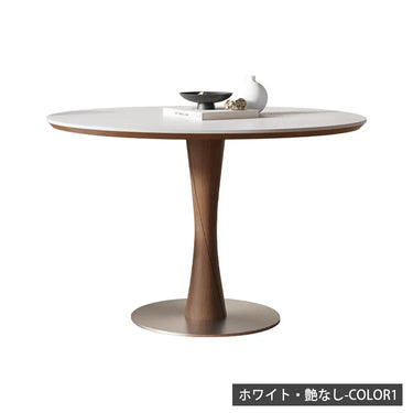 ダイニングテーブル ラウンドテーブル 丸テーブル 円 セラミックテーブル リビングテーブル 食事テーブル カフェテーブル 80cm 90 100 110 4人掛け 120 ホワイト 大理石柄 6人掛け 130cm 4人用 大理石風 大理石調 食卓 ホテルライク アンティーク調 hjj-6444-1