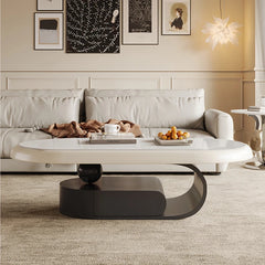 センターテーブル セラミック ローテーブル おしゃれ 白 hj-4494