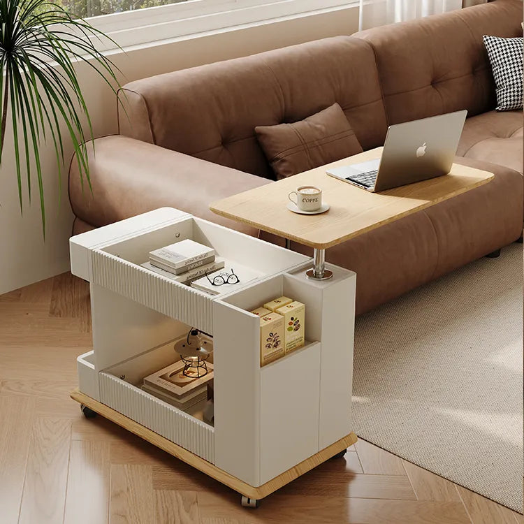 【没有卖过】高級無垢材センターテーブル|ステンレスモダンデザイン fif-4504