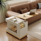 【没有卖过】高級無垢材センターテーブル|ステンレスモダンデザイン fif-4504