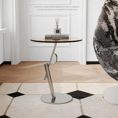 【没有卖过】ガラスとステンレスのモダンセンターテーブル – コンパクトでスタイリッシュなデザインテーブル fif-4512