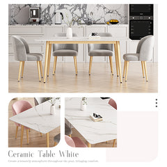 ダイニングテーブル セラミックテーブル 2人 4人 おしゃれ シンプル fj-266