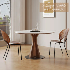 ダイニングテーブル 丸 モダン セラミック 高級感 2人 4人掛け 円形 カフェテーブル おしゃれ fjj-3598
