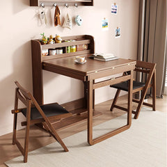 ダイニングテーブル コンパクト 棚付き 収納 ダイニングテーブル 収納付き 伸縮 伸長式 ブラウン ナチュラル 幅163cm fjnl-1590