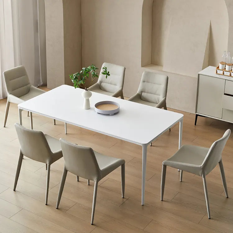 セラミック ダイニングテーブル 単品 高級感 ホワイト fjnw-4533