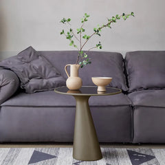 【没有卖过】モダンデザイン強化ガラスGFRPセンターテーブル - スタイリッシュなリビングを演出 fjnw-4548