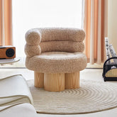 シープボア パインチェア|モダンなデザインと快適さで魅了する一品 fjnw-4555