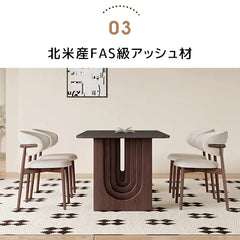 ダイニングテーブル セラミック ダイニング おしゃれ 6人 4人fjx-2631