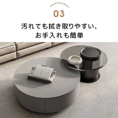 センターテーブル ローテーブル おしゃれ 収納fjx-2633