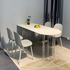 スタイリッシュなセラミックアクリル多層板テーブル|モダンなインテリアにぴったり fjx-2648