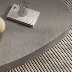 モダンなデザインのステンレス無垢材センターテーブル - 洗練されたリビングの必需品 fjx-2686