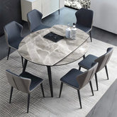 セラミック&アッシュ材のスタイリッシュテーブルセットで洗練された空間を演出! fjx-2693