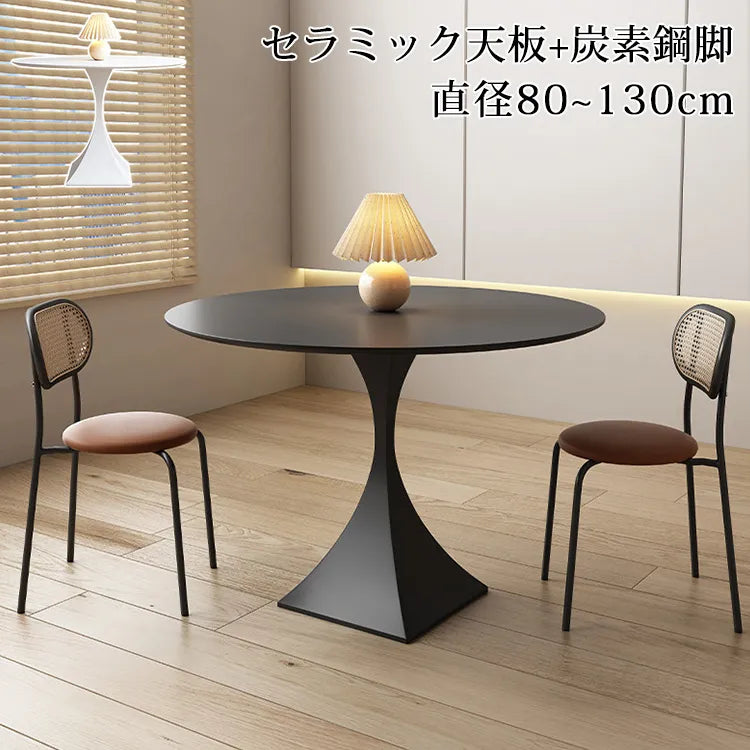 現代的デザインセラミックテーブル|高級感溢れる多層板使用 fjx-2696