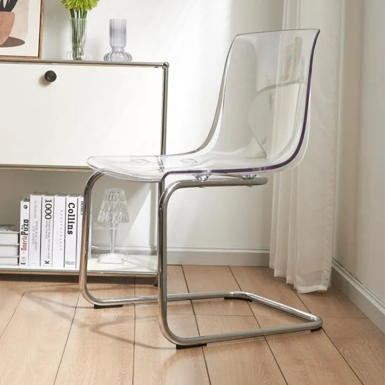 透明アクリルチェア|スタイリッシュデザインでモダン空間を演出 2脚 fjx-2697