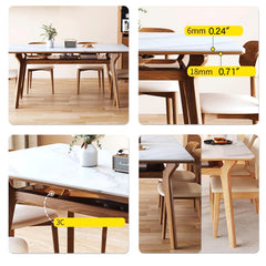 ダイニングテーブル セラミックテーブル 棚付き 幅120 130 140 160cm 4人用 6人用 ホワイト ブラウン ナチュラル fmbs-010