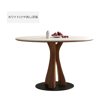 ダイニングテーブル 丸テーブル 食卓 セラミック 北欧 円形 カフェテーブル おしゃれ fmc-3759
