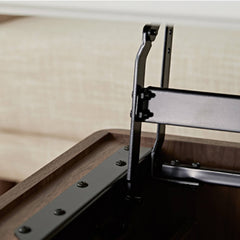 センターテーブル ローテーブル 昇降式 幅60cm 高さ調節 リフトテーブル 天然木 無垢材 fmy-1140