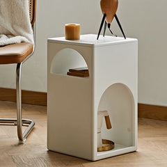 サイドテーブル 幅32cm ナイトテーブル テーブル オープン収納 fmy-694