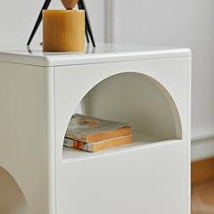 サイドテーブル 幅32cm ナイトテーブル テーブル オープン収納 fmy-694