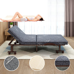 折りたたみベッド ベッド マットレス付き シングルベッド セミダブルベッド コンパクト 看護 ひとり暮らしfoltm-1556
