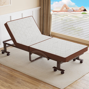 折りたたみベッド ベッド マットレス付き シングルベッド セミダブルベッド コンパクト 看護 ひとり暮らしfoltm-1556の商品画像 29
